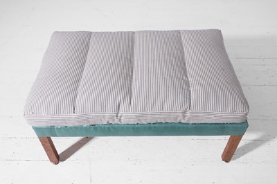 Lot A George III-style oak stool or bench by Howe