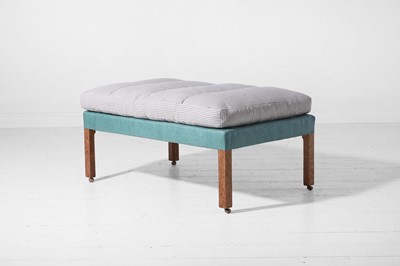 Lot A George III-style oak stool or bench by Howe