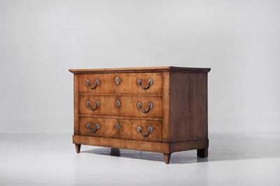 Lot 341 - A Louis XVI walnut commode