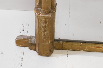 Lot 343 - A neoclassical giltwood mirror