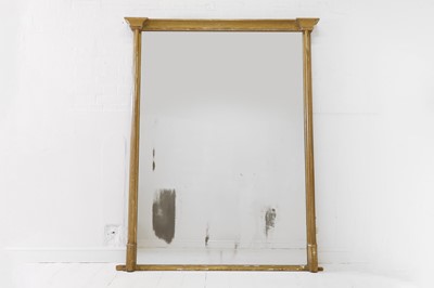 Lot 343 - A neoclassical giltwood mirror