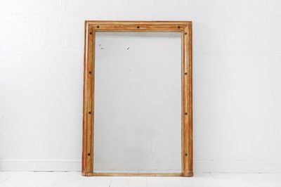 Lot 336 - A giltwood overmantel mirror