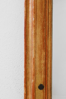 Lot 336 - A giltwood overmantel mirror
