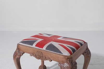 Lot 351 - A George II-style walnut stool