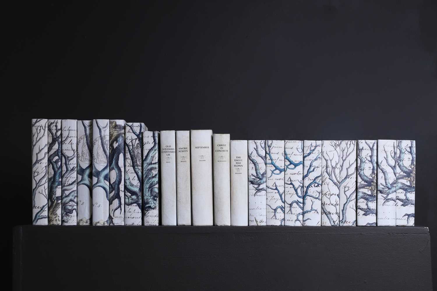 Lot 352 - A large collection of decoratively bound books