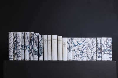 Lot 352 - A large collection of decoratively bound books