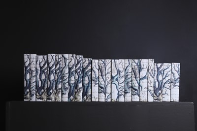 Lot 352 - A large collection of decoratively bound books