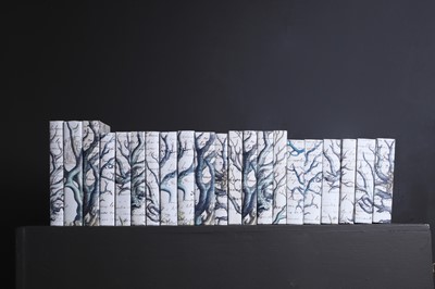Lot 352 - A large collection of decoratively bound books