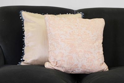 Lot 333 - A three-seater sofa in the style of Howard & Sons