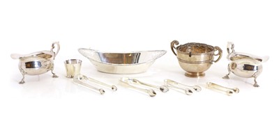 Lot 6 - A collection of silver items