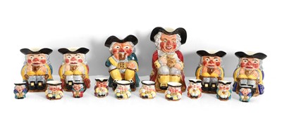 Lot 154 - A collection of Clarice Cliff Toby jugs