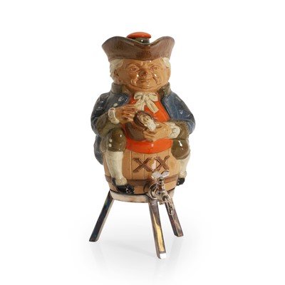 Lot 139 - A Royal Doulton stoneware 'Toby' whisky dispenser