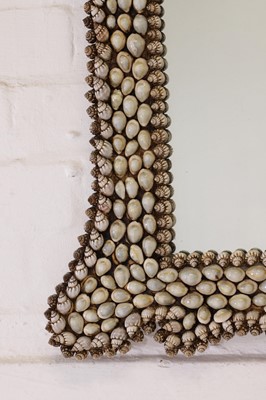 Lot 332 - A shell-encrusted pier mirror attributed to Anthony Redmile