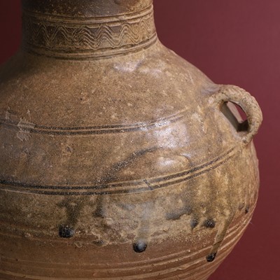 Lot 3 - A Chinese Yue ware stoneware vase