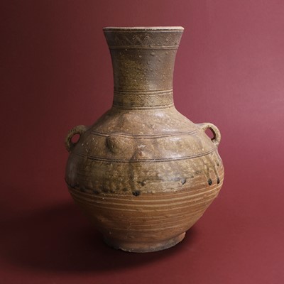 Lot 3 - A Chinese Yue ware stoneware vase