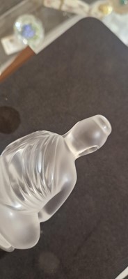 Lot 131 - A Lalique glass 'Bouddha' scent bottle