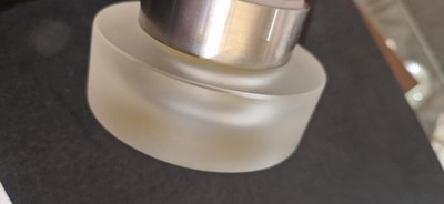 Lot 131 - A Lalique glass 'Bouddha' scent bottle