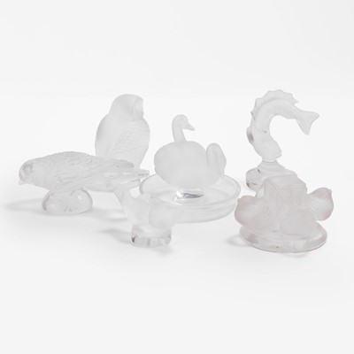 Lot 113 - A collection of Lalique glass animals