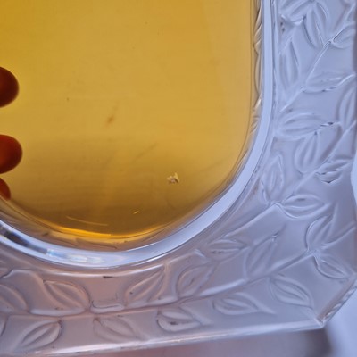 Lot 129 - A Lalique 'Chevrefeuille' glass factice scent bottle