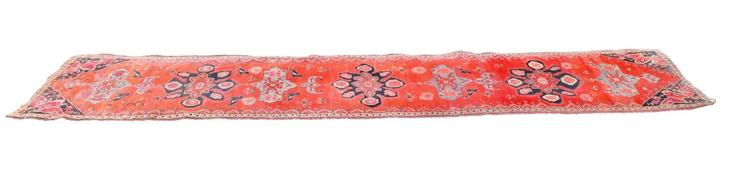 Lot 398 - A Persian long runner