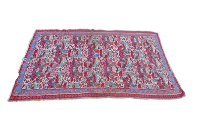 Lot 381 - A large Kilim style rug