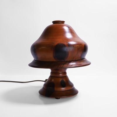 Lot 424 - A butterfly wood table lamp