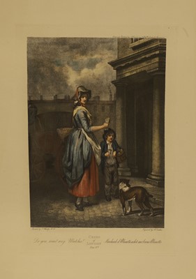 Lot 37 - 'Cries of London' 13 mounted colour plates,.