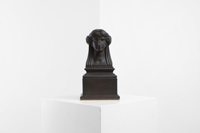 Lot 400 - A grand tour patinated bronze bust