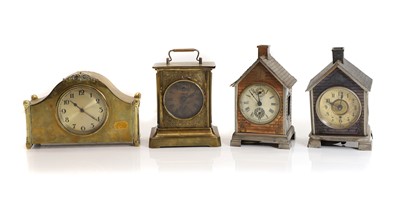 Lot 214 - Two American Seth Thomas 'Cottage' mantle clocks
