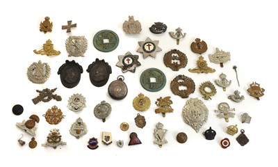Lot 281 - A collection of British Army cap badges