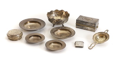 Lot 2 - A pair of silver pin plates
