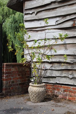 Lot 445 - A composite stone planter