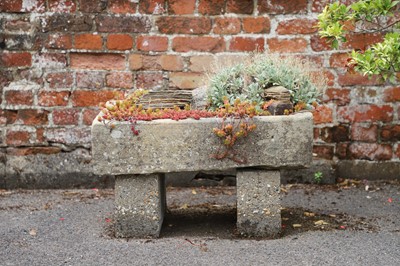 Lot 453 - A stone farmyard trough