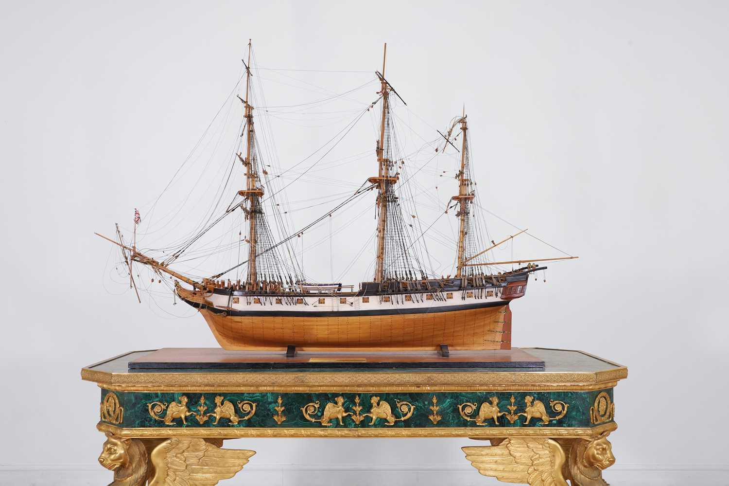 Lot 235 - A scratch built model of HMS Endymion