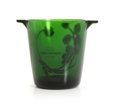Lot 181 - A Perrier-Jouet Belle Epoque Glass Champagne Bucket