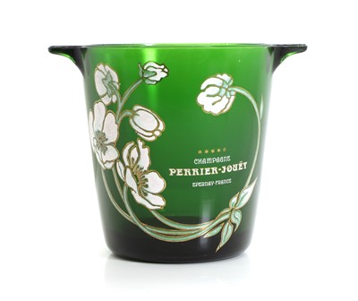 Lot 181 - A Perrier-Jouet Belle Epoque Glass Champagne Bucket