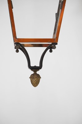 Lot 552 - A pair of copper lanterns