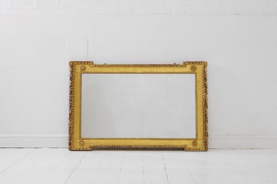 Lot 376 - A carved giltwood overmantel mirror in the George II taste