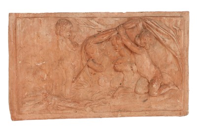 Lot 235A - A terracotta garden plaque