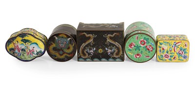 Lot 82 - A collection of Chinese cloisonne
