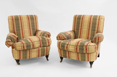 Lot 350A - A pair of early 20th century armchairs