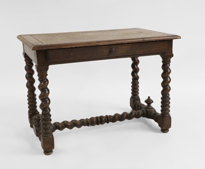 Lot 345A - A 19th century Portuguese style oak serving table