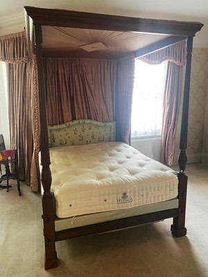 Lot 420A - A George III style mahogany four poster bed