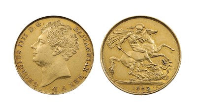 Lot 1 - Coins, Great Britain, George IV (1820-1830)