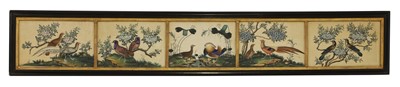 Lot 87 - A group of pith paper paintings