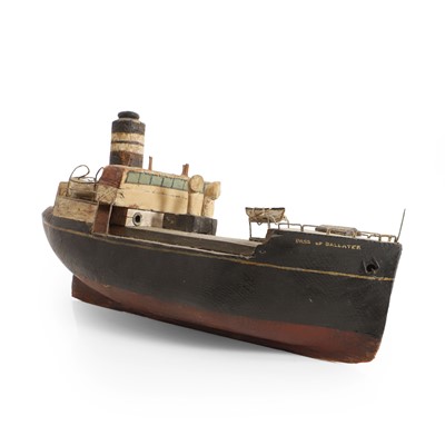 Lot 236 - A scratch built model steamboat