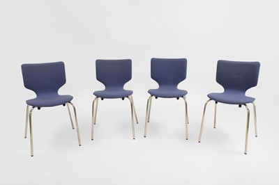 Lot 347 - A set of Danish office chairs