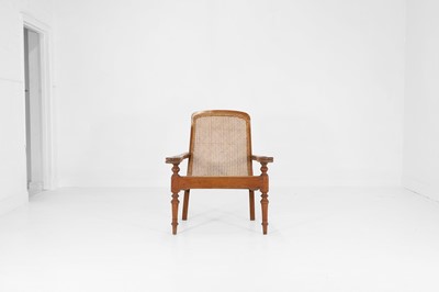 Lot 272 - A teak planter's chair