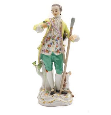 Lot 204 - A Meissen porcelain figure