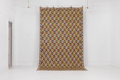 Lot 280 - A large bargello work hanging
